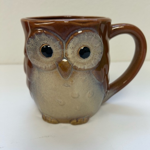Vintage Brown Owl Ceramic Mug - Picture 3 of 8